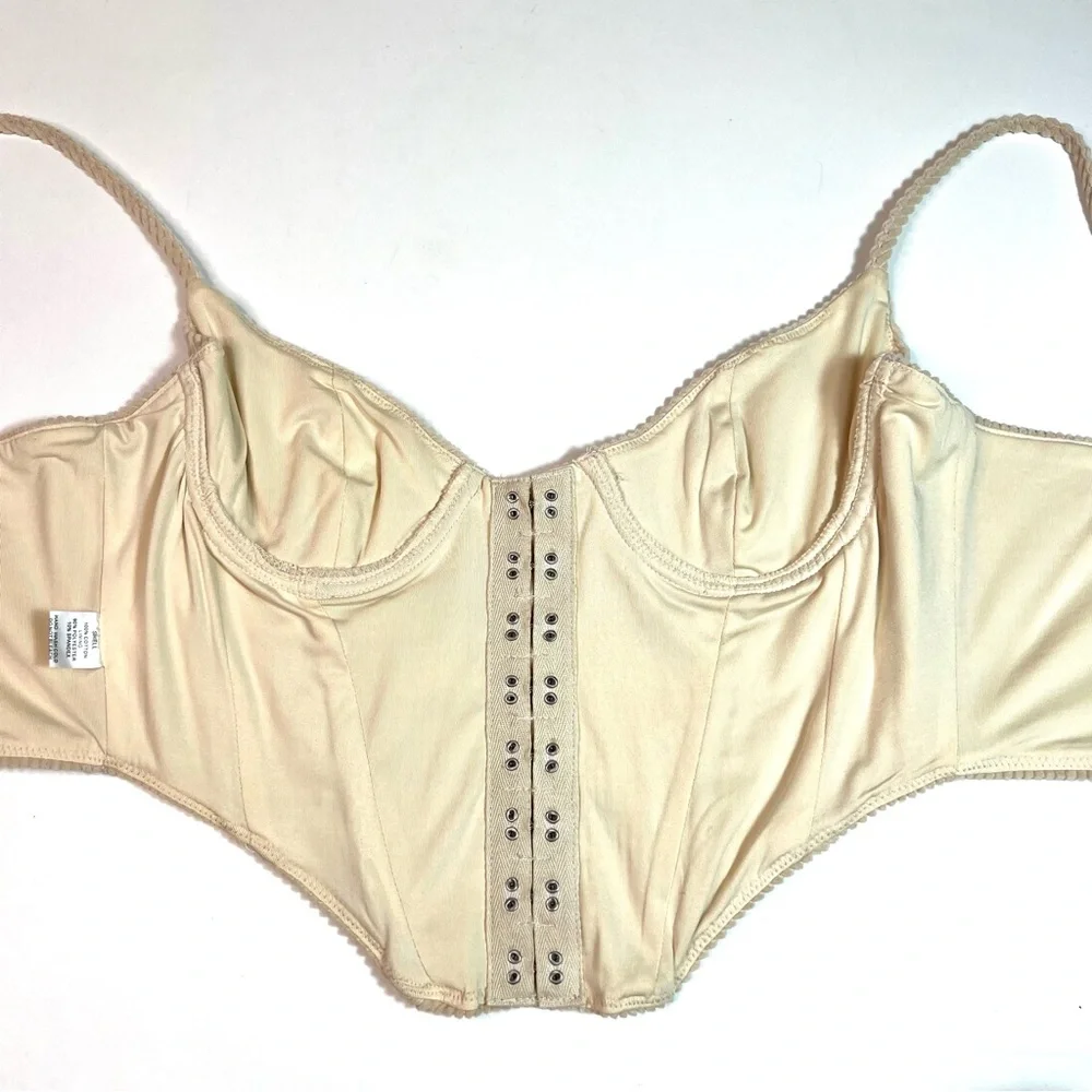 The Foxy Kind We Love Her Corduroy Corset Crop Top Size Medium - Picture 6 of 11